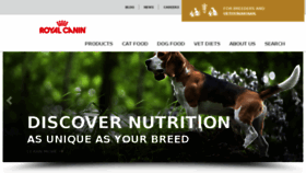What Royalcanin.us website looked like in 2015 (8 years ago)