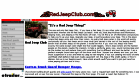 What Redjeepclub.com website looked like in 2015 (8 years ago)