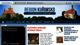What Regionkurimsko.cz website looked like in 2015 (8 years ago)