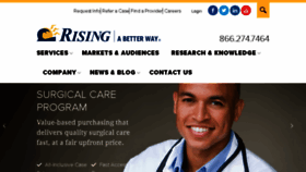 What Risingms.com website looked like in 2015 (8 years ago)