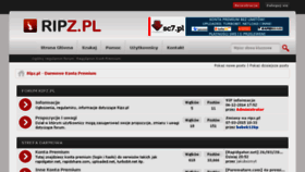 What Ripz.pl website looked like in 2015 (8 years ago)
