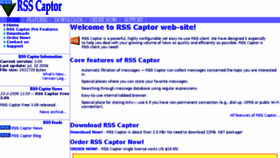 What Rsscaptor.com website looked like in 2015 (8 years ago)