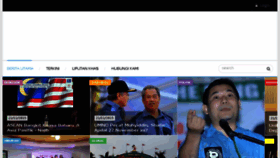 What Rakyatnews.my website looked like in 2015 (8 years ago)