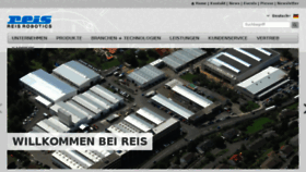 What Reisrobotics.de website looked like in 2015 (8 years ago)