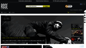 What Rosebikes.fi website looked like in 2015 (8 years ago)