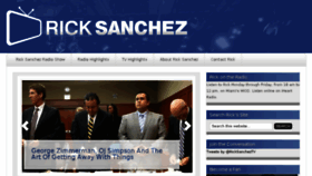 What Ricksancheztv.com website looked like in 2015 (8 years ago)