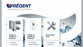 What Regent-confort.fr website looked like in 2015 (8 years ago)