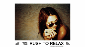 What Rushtorelax.com website looked like in 2015 (8 years ago)