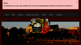 What Ruddersbrewpub.com website looked like in 2016 (8 years ago)