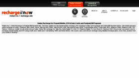 What Rechargeitnow.com website looked like in 2016 (8 years ago)