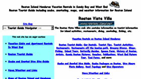 What Roatanisland.net website looked like in 2016 (8 years ago)