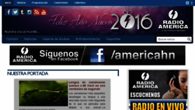 What Radioamericahn.net website looked like in 2016 (8 years ago)