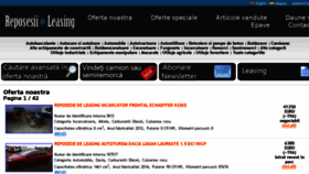 What Reposesiideleasing.ro website looked like in 2016 (8 years ago)