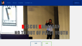 What Rescuekabataan.org website looked like in 2016 (8 years ago)