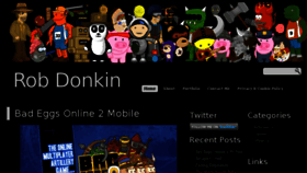 What Robdonkin.com website looked like in 2016 (8 years ago)
