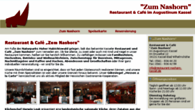 What Restaurant-nashorn-kassel.de website looked like in 2016 (8 years ago)