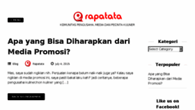 What Rapatata.com website looked like in 2016 (9 years ago)