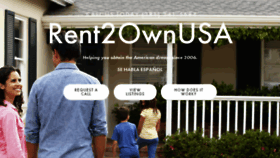 What Rent2ownusa.org website looked like in 2016 (8 years ago)