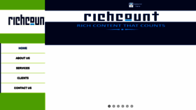 What Richcount.com website looked like in 2016 (8 years ago)