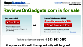 What Reviewsongadgets.com website looked like in 2016 (8 years ago)