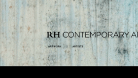 What Rhcontemporaryart.com website looked like in 2016 (8 years ago)