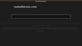 What Radialllarsen.com website looked like in 2016 (8 years ago)