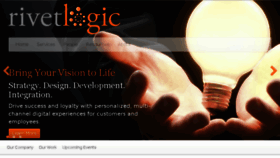What Rivetlogic.com website looked like in 2016 (8 years ago)
