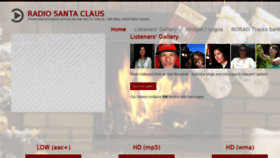 What Radiosantaclaus.com website looked like in 2016 (8 years ago)