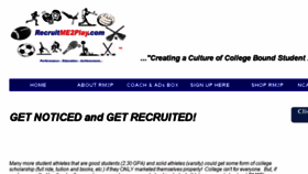 What Recruitme2play.com website looked like in 2016 (8 years ago)