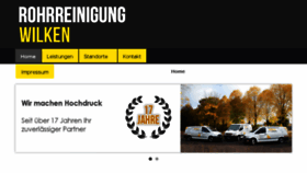 What Rohrreinigung-wilken.de website looked like in 2016 (8 years ago)