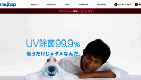 What Raycop.jp website looked like in 2016 (8 years ago)