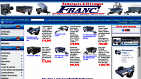 What Remorques-franc.com website looked like in 2016 (8 years ago)
