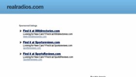 What Realradios.com website looked like in 2016 (8 years ago)
