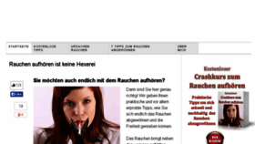 What Rauchenaufhoeren24.de website looked like in 2016 (8 years ago)