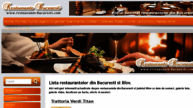 What Restaurante-bucuresti.com website looked like in 2016 (8 years ago)