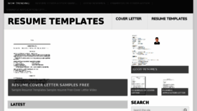 What Resumetemplatesite.info website looked like in 2016 (8 years ago)