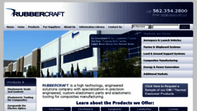 What Rubbercraft.com website looked like in 2016 (8 years ago)