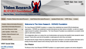 What Ropard.org website looked like in 2016 (8 years ago)