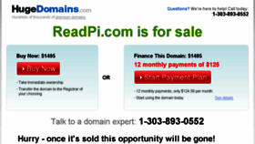 What Readpi.com website looked like in 2016 (9 years ago)
