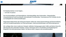 What Rapp-bus.de website looked like in 2016 (8 years ago)