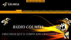 What Radiocolmeia.com.br website looked like in 2016 (8 years ago)