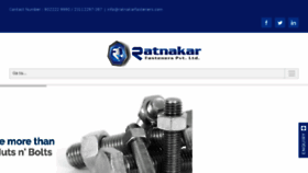What Ratnakarfasteners.com website looked like in 2016 (8 years ago)