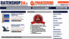 What Ratenshop24.de website looked like in 2016 (8 years ago)