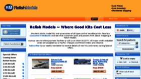 What Relishmodels.co.uk website looked like in 2016 (8 years ago)