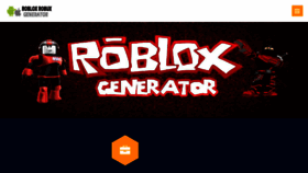 What Roblox-robux-generator.com website looked like in 2016 (8 years ago)