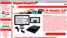 What Repairshoppro.com website looked like in 2016 (8 years ago)