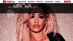 What Ritaora.com.br website looked like in 2016 (8 years ago)
