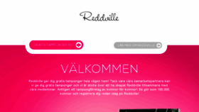 What Reddville.se website looked like in 2016 (8 years ago)
