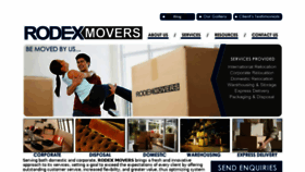 What Rodexmovers.com website looked like in 2016 (8 years ago)