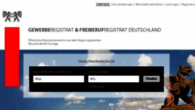 What Registrat.de website looked like in 2016 (8 years ago)